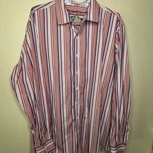 Robert Graham Multicolored Button up Men's Shirt - 2XLTE